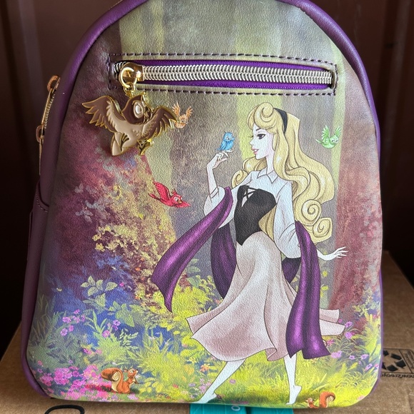 Loungefly Disney Sleeping Beauty Aurora Briar Rose Illustration Mini Backpack main image 8